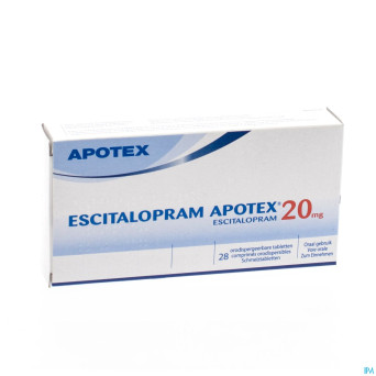Escitalopram ab 20mg comp orodisp  28 x 20mg