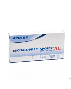 Escitalopram ab 20mg comp orodisp  28 x 20mg
