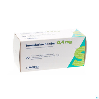 Tamsulosine retard sandoz 0,4mg comp pell  90