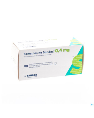 Tamsulosine retard sandoz 0,4mg comp pell  90