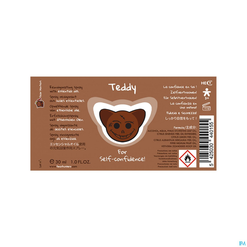 Fear hunters teddy confiance xxl hle ess spr. 30ml