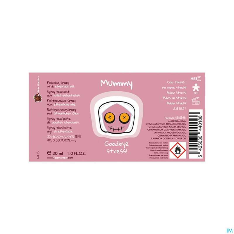 Fear hunters mummy ciao le stress hle ess spr.30ml