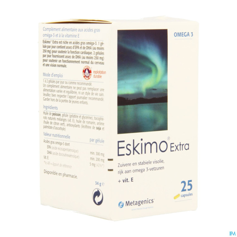 Eskimo extra    caps  25 16642 metagenics