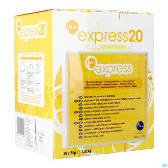 Hcu express 20 non aromatise 30x34g