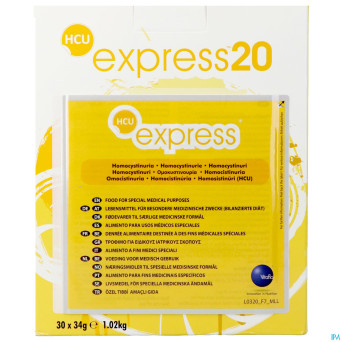 Hcu express 20 non aromatise 30x34g