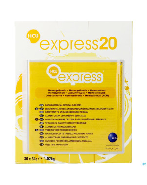Hcu express 20 non aromatise 30x34g