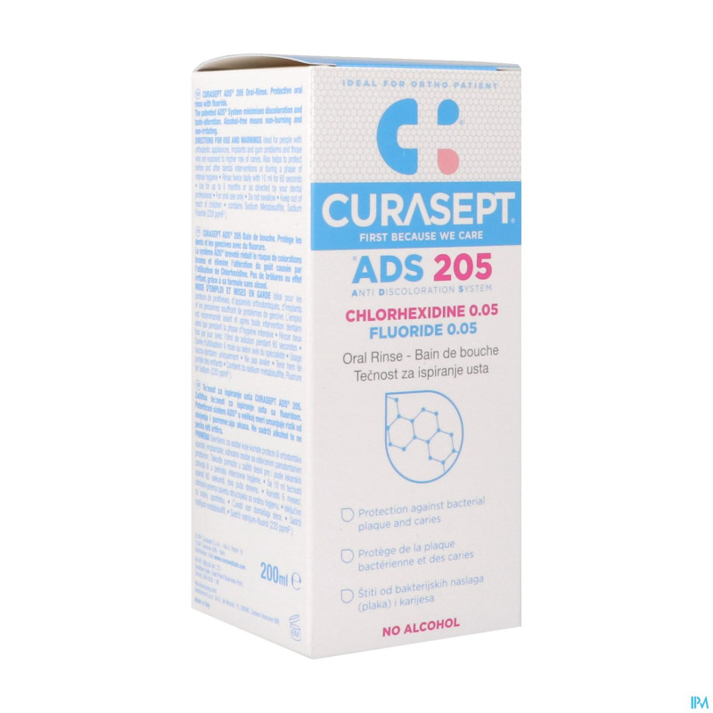 Curasept bain de bouche 0,05% 200ml