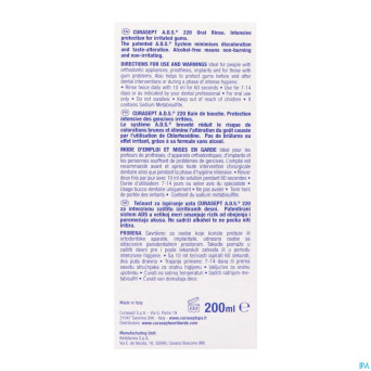 Curasept bain de bouche 0,20% 200ml