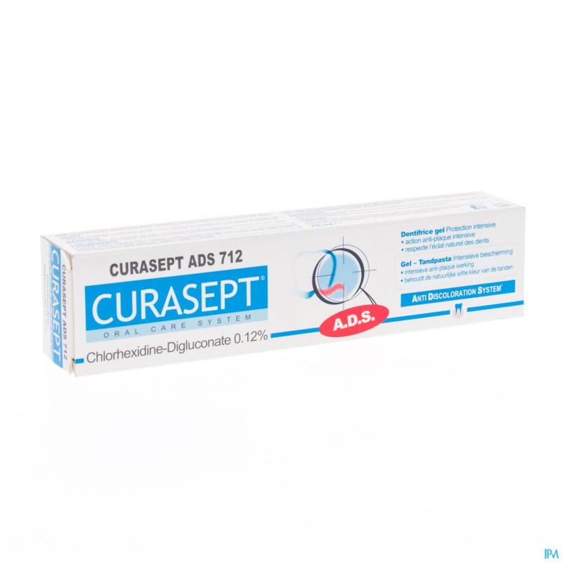 Curasept dentif gel 0,12% tube  75ml