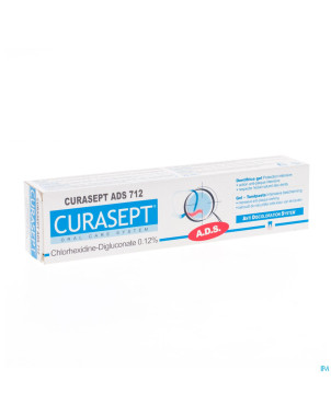 Curasept dentif gel 0,12% tube  75ml