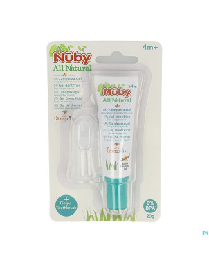 Nuby citroganix gel nett. gencives-dents doigt 20g