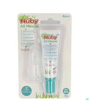 Nuby citroganix gel nett. gencives-dents doigt 20g