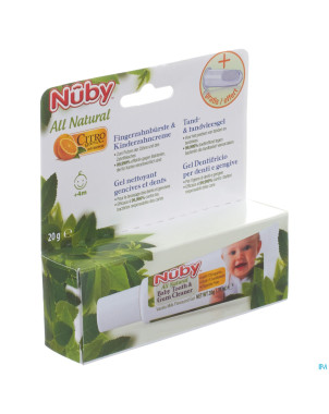 Nuby citroganix gel nett. gencives-dents doigt 20g