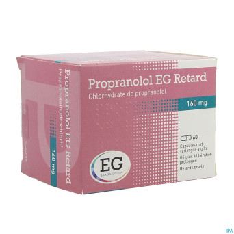 Propranolol retard eg caps  60x160mg