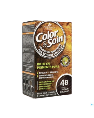 Color&soins 4b chatain brownie    135ml 3chenes