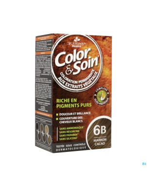 Color&soins 6b marron cacao    135ml 3chenes
