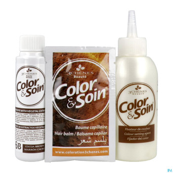Color&soins 6b marron cacao    135ml 3chenes
