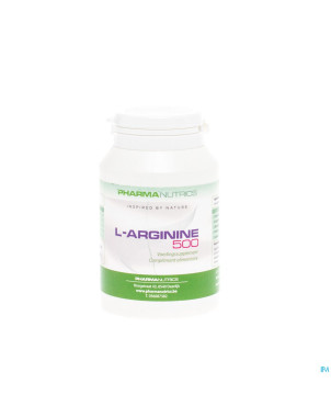 L arginine 500 caps  60    pharmanutrics