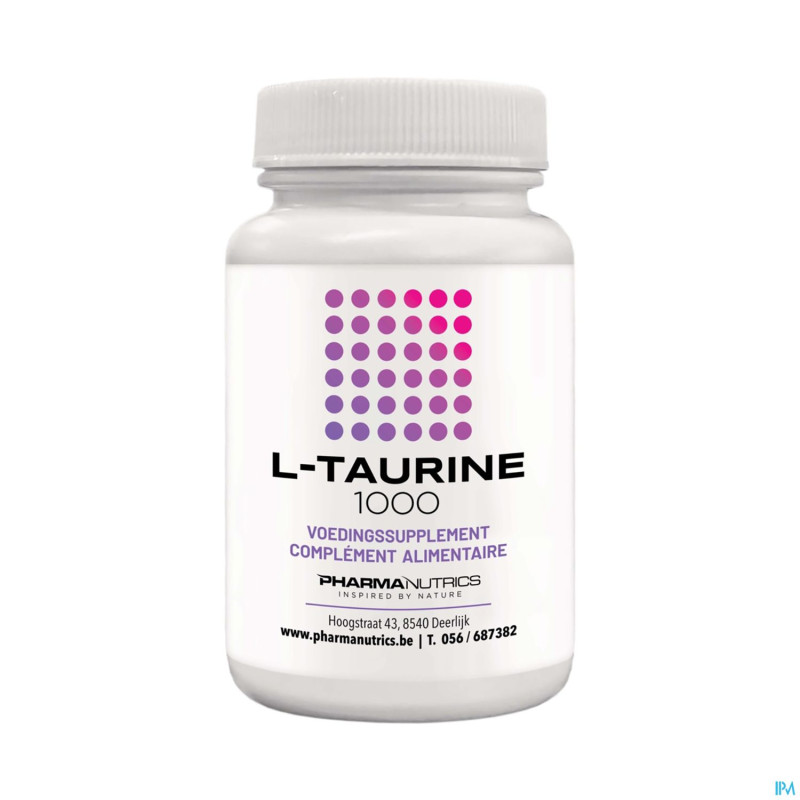 L taurine 1000 comp  60    pharmanutrics