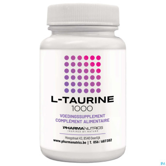 L taurine 1000 comp  60    pharmanutrics