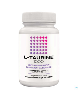 L taurine 1000 comp  60    pharmanutrics