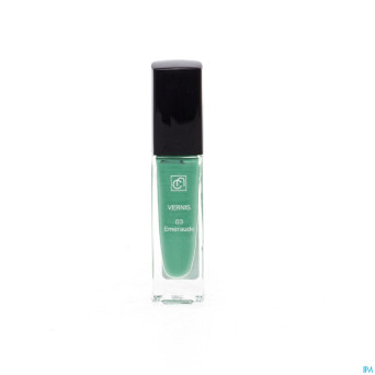 Les couleurs de noir vao 03 emeraude   8ml