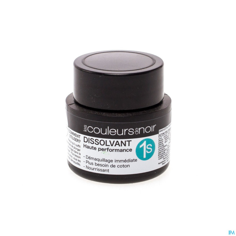 Les couleurs de noir dissolvant 1 seconde 35ml