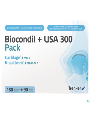 Biocondil usa 300    comp 180 + caps 90