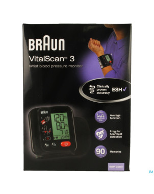 Braun tensiometre poignet bbp2200 vitalscan 3
