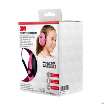 Peltor hearing protector kid neon pink 1