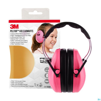 Peltor hearing protector kid neon pink 1