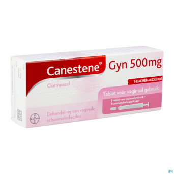 Canestene gyn clotrimazole 500mg tabl vag. 1