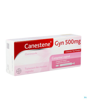 Canestene gyn clotrimazole 500mg tabl vag. 1