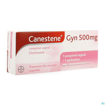 Canestene gyn clotrimazole 500mg tabl vag. 1