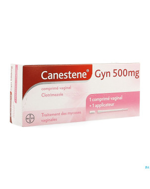 Canestene gyn clotrimazole 500mg tabl vag. 1