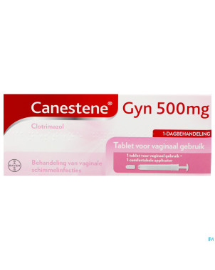 Canestene gyn clotrimazole 500mg tabl vag. 1