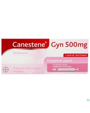 Canestene gyn clotrimazole 500mg tabl vag. 1