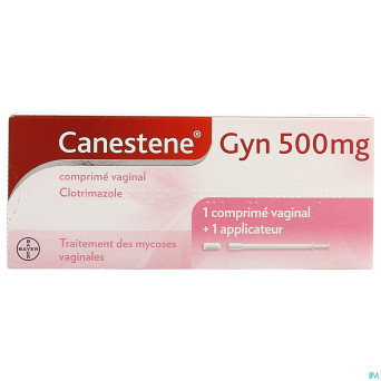 Canestene gyn clotrimazole 500mg tabl vag. 1
