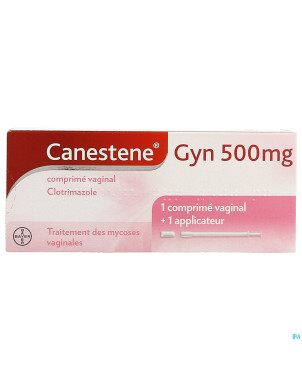 Canestene gyn clotrimazole 500mg tabl vag. 1