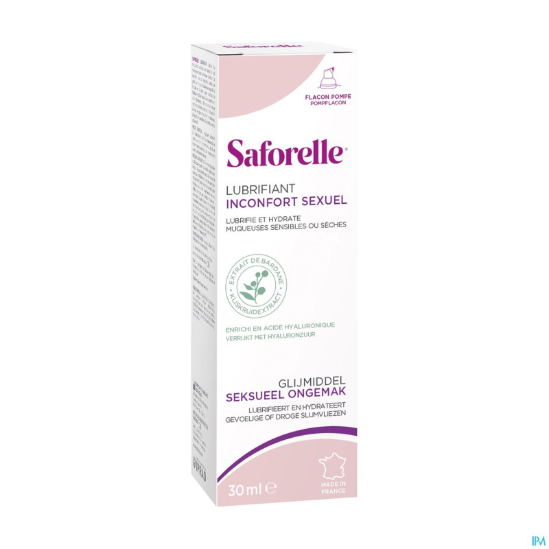 Saforelle lubrifiant  fl pompe 30ml