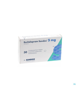 Escitalopram sandoz  5 mg comp orodsip 30
