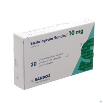 Escitalopram sandoz 10 mg comp orodsip 30