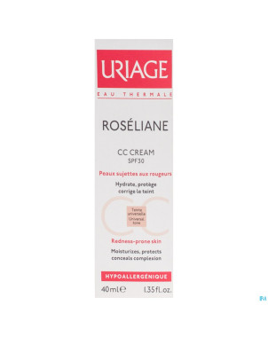 Uriage roseliane cc cream ip30 tube  40ml