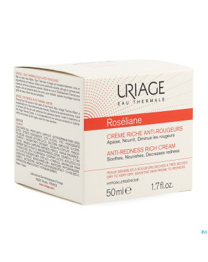 Uriage roseliane creme riche a/rougeurs  pot  50ml