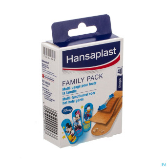 Hansaplast family pack strips 40