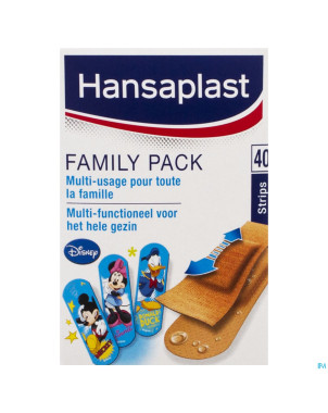 Hansaplast family pack strips 40