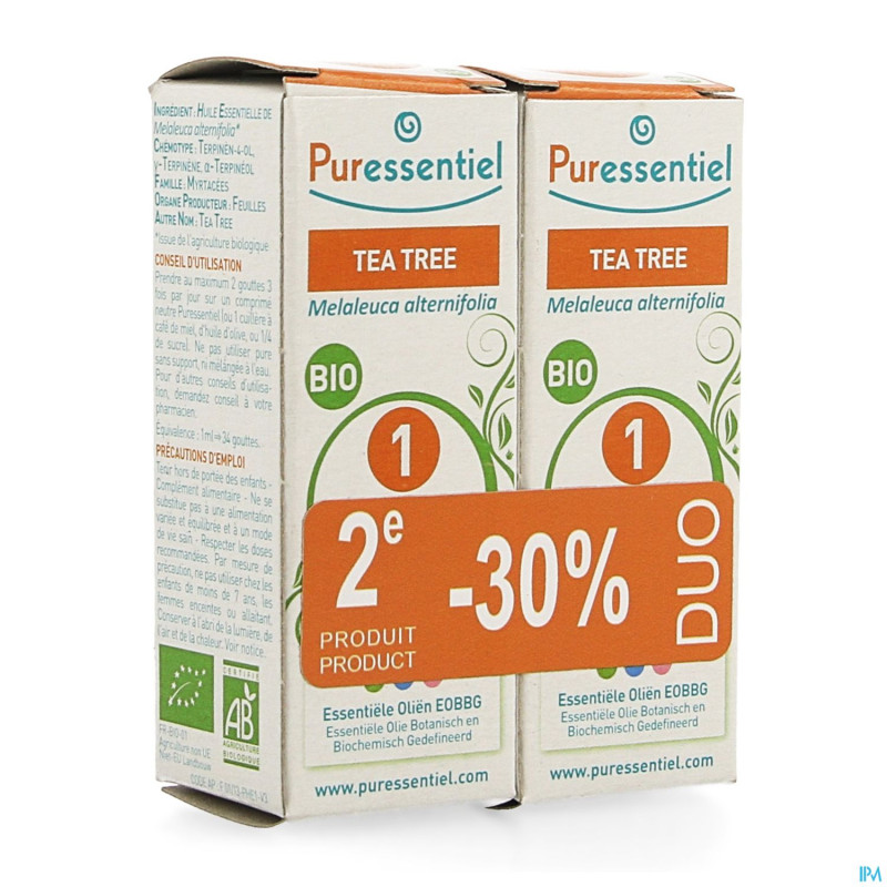 Puressentiel he tea tree bio 2x10ml