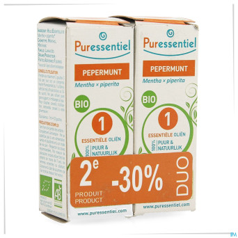 Puressentiel he menthe poivree bio 2x10ml