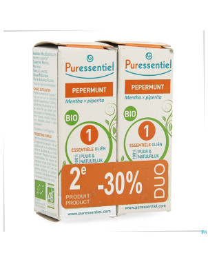 Puressentiel he menthe poivree bio 2x10ml