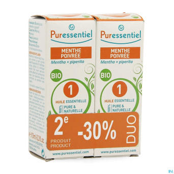 Puressentiel he menthe poivree bio 2x10ml